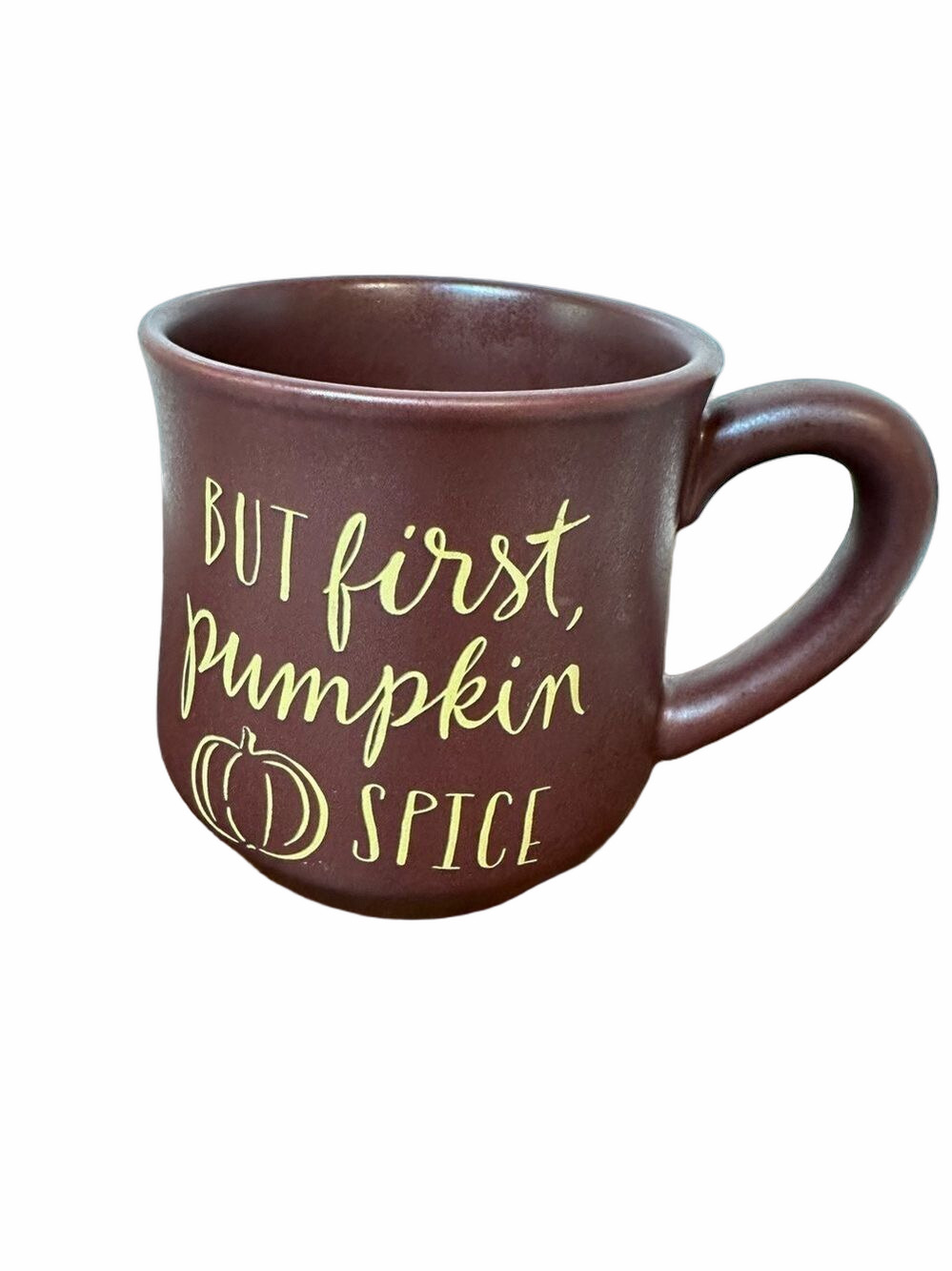 🍁Indigo Chapters Pumpkin Spice Coffee Mug Brown Gold